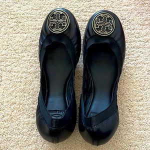 COPY - Tory Burch Caroline Ballet Flats, Black, Size 9M